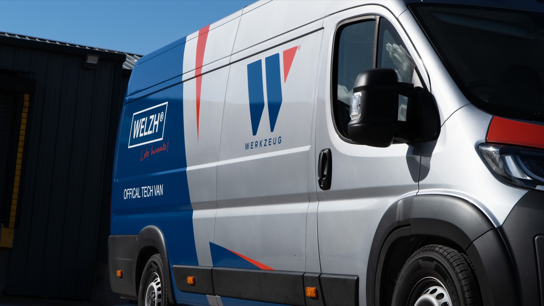 WELZH branded Tech Van exterior